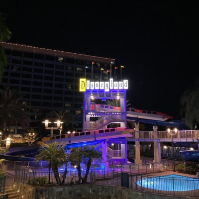 Disneyland Hotel Monorail Slide