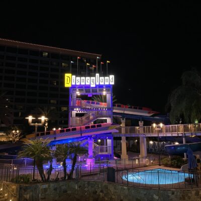 Disneyland Hotel Monorail Water Slide