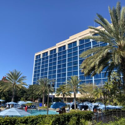 Disneyland Hotel Pool View