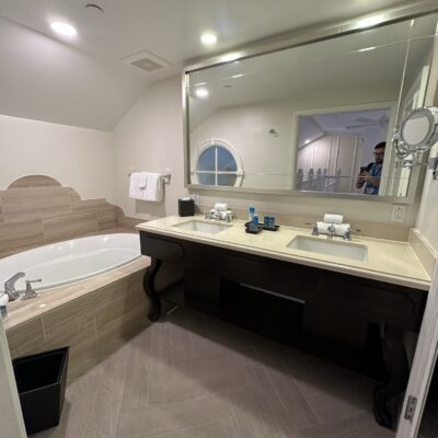Garden Room Bathroom at Disney's BoardWalk Inn