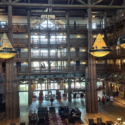 Grand Lobby Inspired by National Park Lodges - Disney's Wilderness Lodge
