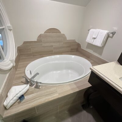 Jacuzzi Tub in Garden Room at Disney's BoardWalk Inn