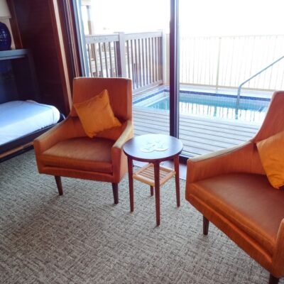 Living Room in Polynesian Bungalows
