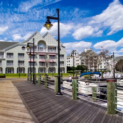 Marina Boats at Disney's Yacht Club Resort