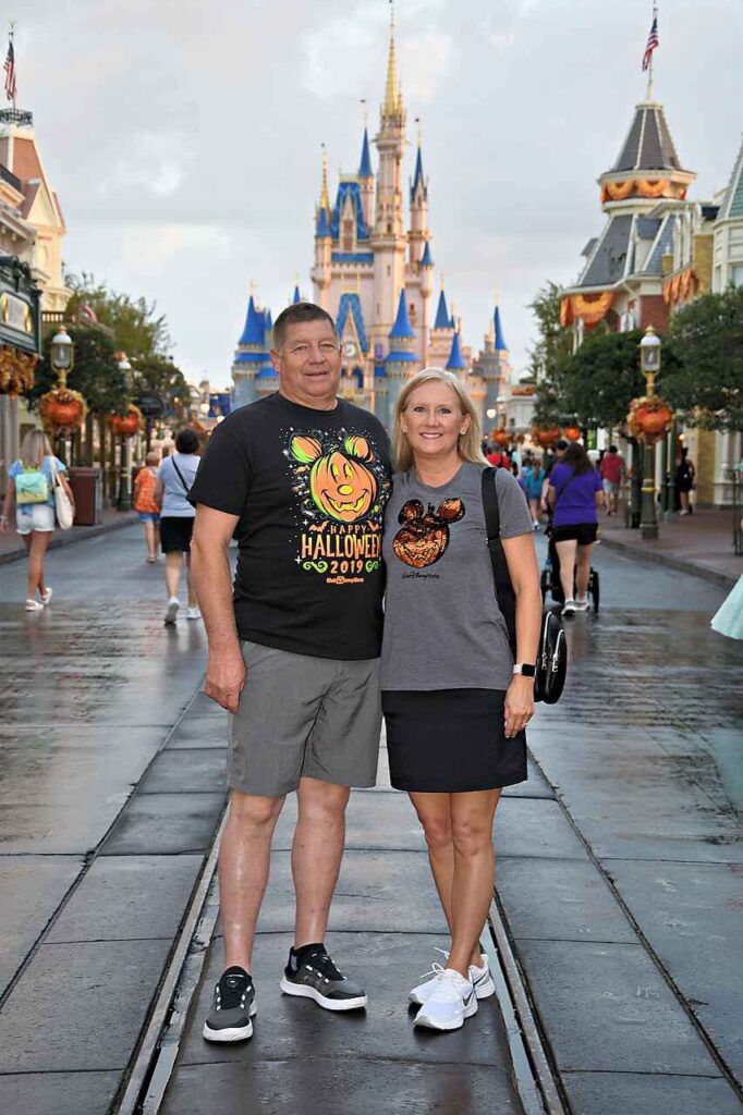 Memory Maker Photo at Walt Disney World with Cinderella Castle