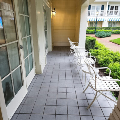 Patio at BoardWalk Inn