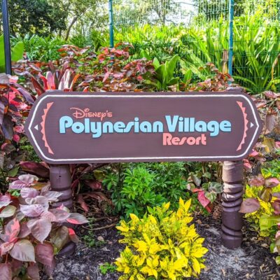 Polynesian Village Resort Sign