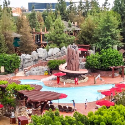 Pool View at the Grand Californian Hotel