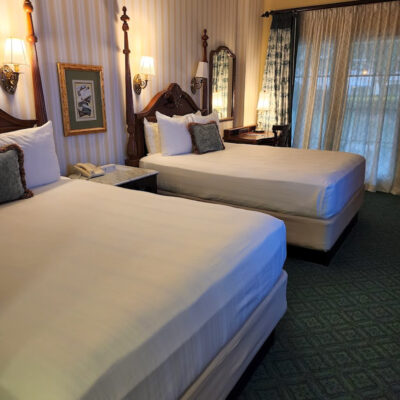 Queen Beds in Standard Room at BoardWalk Inn