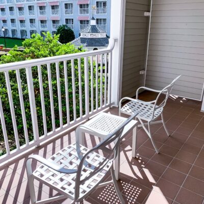 Room Balcony at Disney's Yacht Club Resort