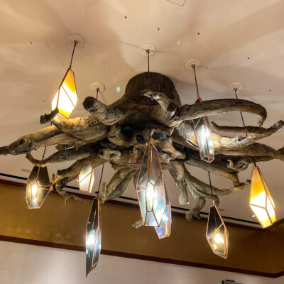Tenaya Stone Spa Chandelier at the Grand Californian Hotel & Spa