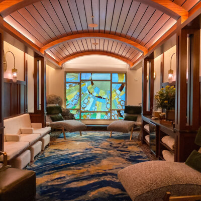 The beautiful Tenaya Stone Spa at the Grand Californian Hotel & Spa