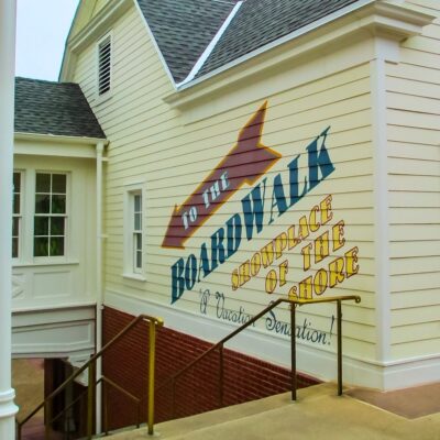 To the BoardWalk Sign