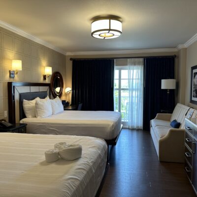 Two-Queen Room with Day Bed at Disney's Yacht Club