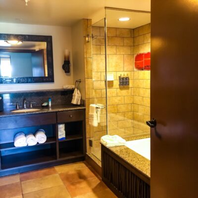 Villa Bathroom at Animal Kingdom Lodge Kidani Village