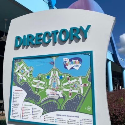 Art of Animation Resort Map