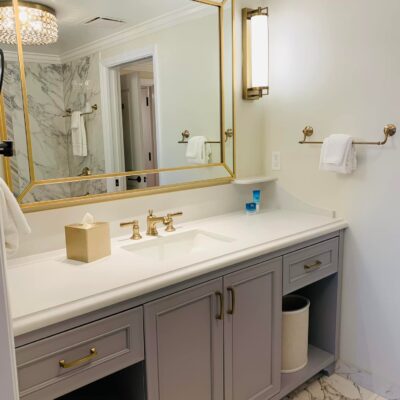 Bathroom Vanity in One-Bedroom Villa at Disney's Riviera Resort