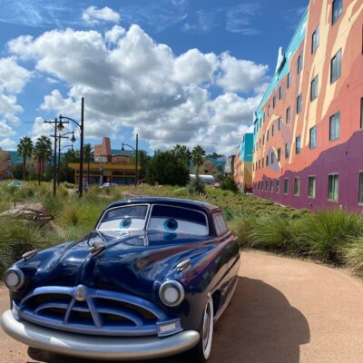 Cars Section Characters at Disney's Art of Animation Resort