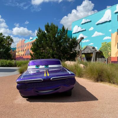 Characters from Cars at Disney's Art of Animation