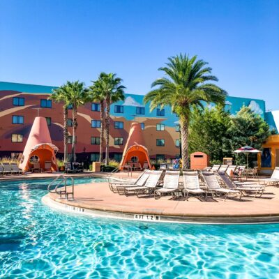Cozy Cone Pool in Cars Section at Disney's Art of Animation Resort