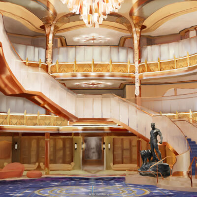Disney Destiny Concept Art - Disney Cruise Line Family Vacation - Contact your Disney Cruise Travel Agent Today! (c) Disney