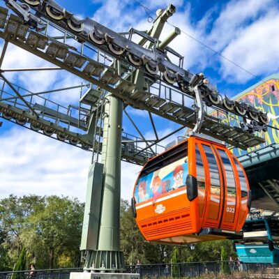 Disney Skyliner Gondola at the Riviera Resort