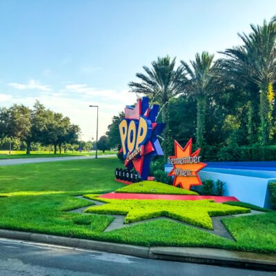 Disney's Pop Century Resort Entry Sign