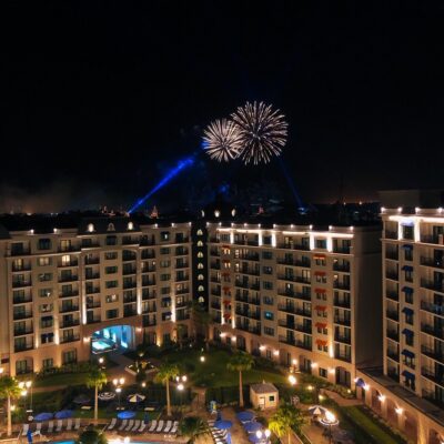 Fireworks over Disney's Riviera Resort