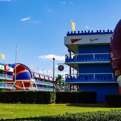 Football Buildings at Disney's All-Star Sports Resort