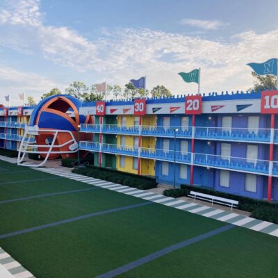 Football Room Buildings at Disney's All-Star Sports Resort