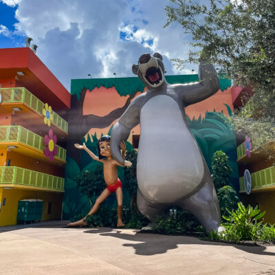 Jungle Book Characters in the 60s at Disney's Pop Century Resort
