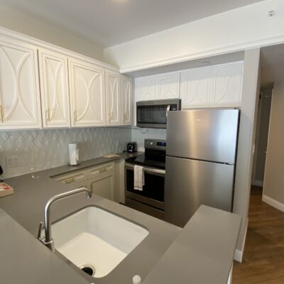 Kitchen in a Two-Bedroom Villa at Disney's Saratoga Springs Resort and Spa
