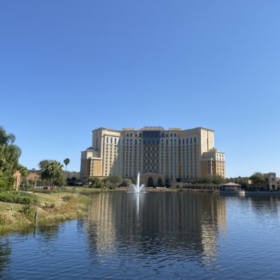 Lago Dorado and Gran Destino Tower at Disney's Coronado Springs Resort