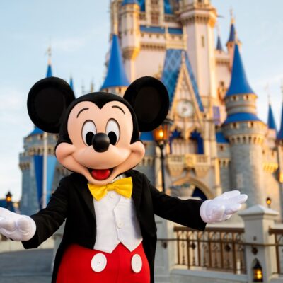 Mickey Mouse at Walt Disney World - One of the Best Family Vacation Destinations in the US