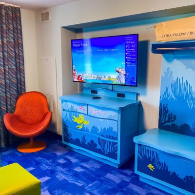 Separate Bedroom in Finding Nemo Suite at Disney's Art of Animation Resort