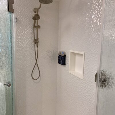 Walk in Shower in One-Bedroom Villa at Disney's Saratoga Springs Resort and Spa
