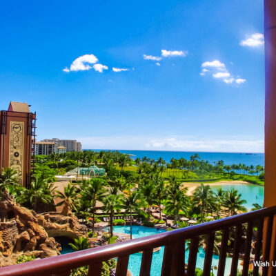 Balcony View of Aulani, a Family-Friendly Disney Resort in Hawaii