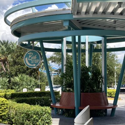 Cabana Bay Beach Resort Bus Stop at - Universal Orlando