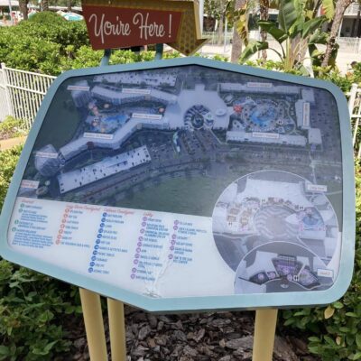 Cabana Bay Beach Resort Map at Universal Orlando