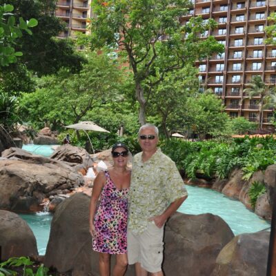 Couple at Aulani, a Disney Resort & Spa