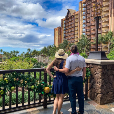 Couple at Aulani, a Disney Resort and Spa