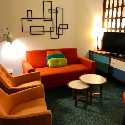 Family Suite Living Room with Pull Out Couch - Cabana Bay Beach Resort at Universal Orlando