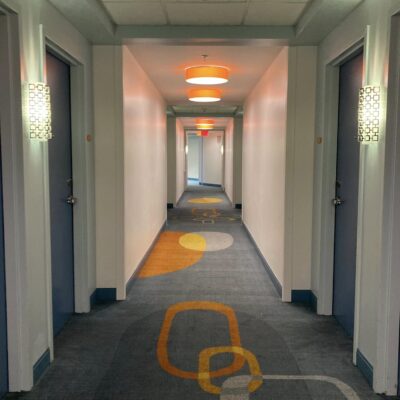 Interior Hallways at Cabana Bay Beach Resort - Universal Orlando