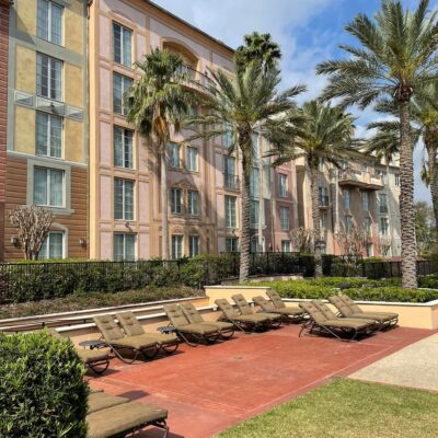Lounge Chairs at Loews Portofino Bay Hotel at Universal Orlando