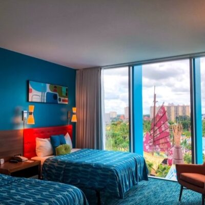 Standard Two Queen Room at Cabana Bay Beach Resort - Universal Orlando