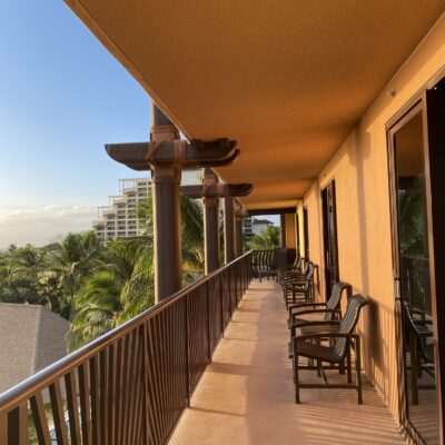 Three-Bedroom Grand Villa Balcony at Aulani, a Disney Resort and Spa