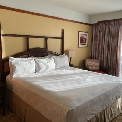 Three Bedroom Grand Villa- Master Bedroom at Aulani, a Disney Resort and Spa