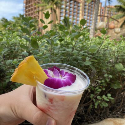 Tropical Drinks at Aulani, a Disney Resort and Spa