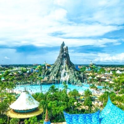 Volcano Bay View from Cabana Bay Beach Resort - Universal Orlando