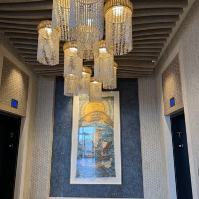 Chandelier in the Island Tower at Disney's Polynesian Village Resort